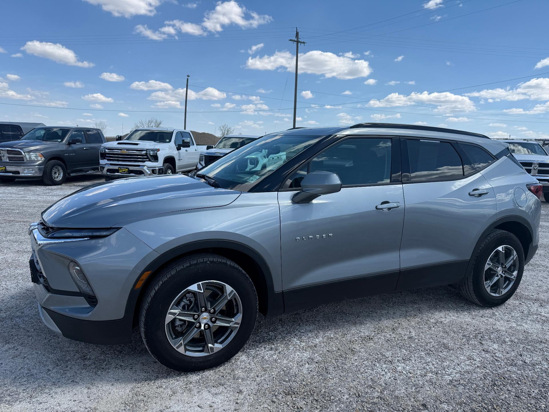 2025 Chevrolet Blazer 2LT in Sterling Gray Metallic — front three-quarter view